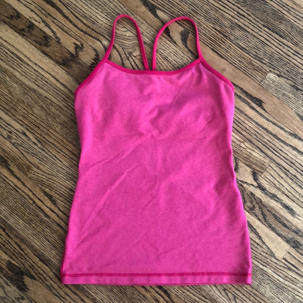 Lululemon Y Tank Top Pink Size 6